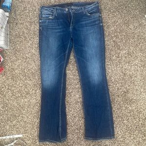 Womans Silver jeans size 36 they fit size 16